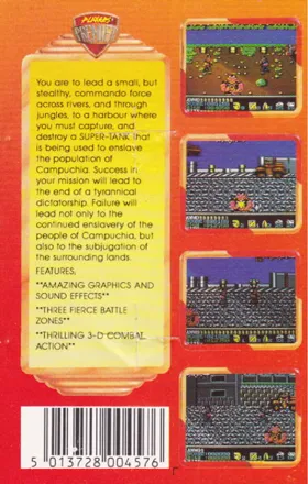 Operation Hanoi (UK) (1990) (Trainer) box cover back
